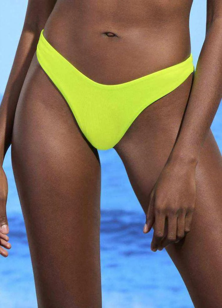 Maaji Maaji - Women's Chartreuse Splendour High Leg Bikini Bottom 3