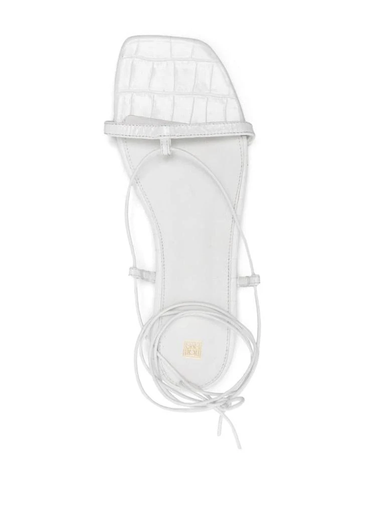Totême TOTEME Leather Flat Sandals 3