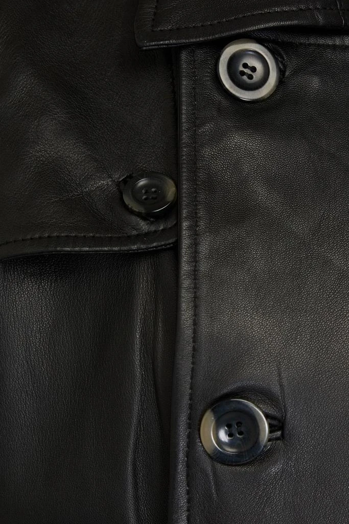 MUUBAA Leather trench coat 4