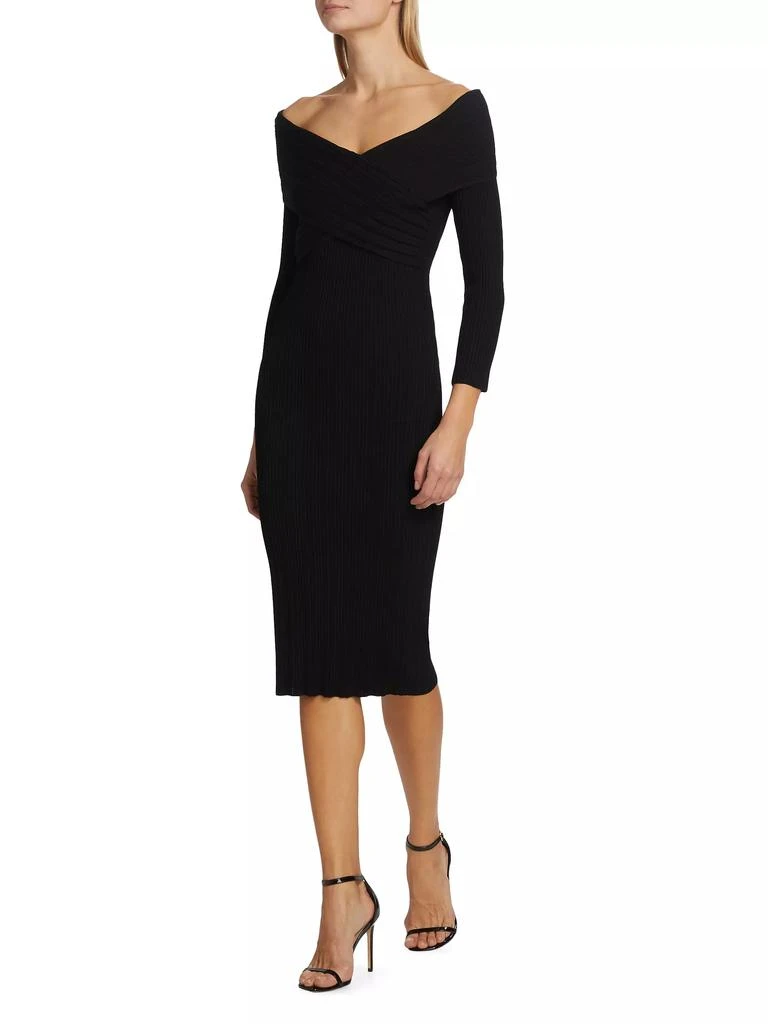 VERONICA BEARD Soraya Off-The-Shoulder Body-Con Dress 2