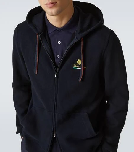 Loro Piana Hooded Bomber Horsey sweatshirt 5