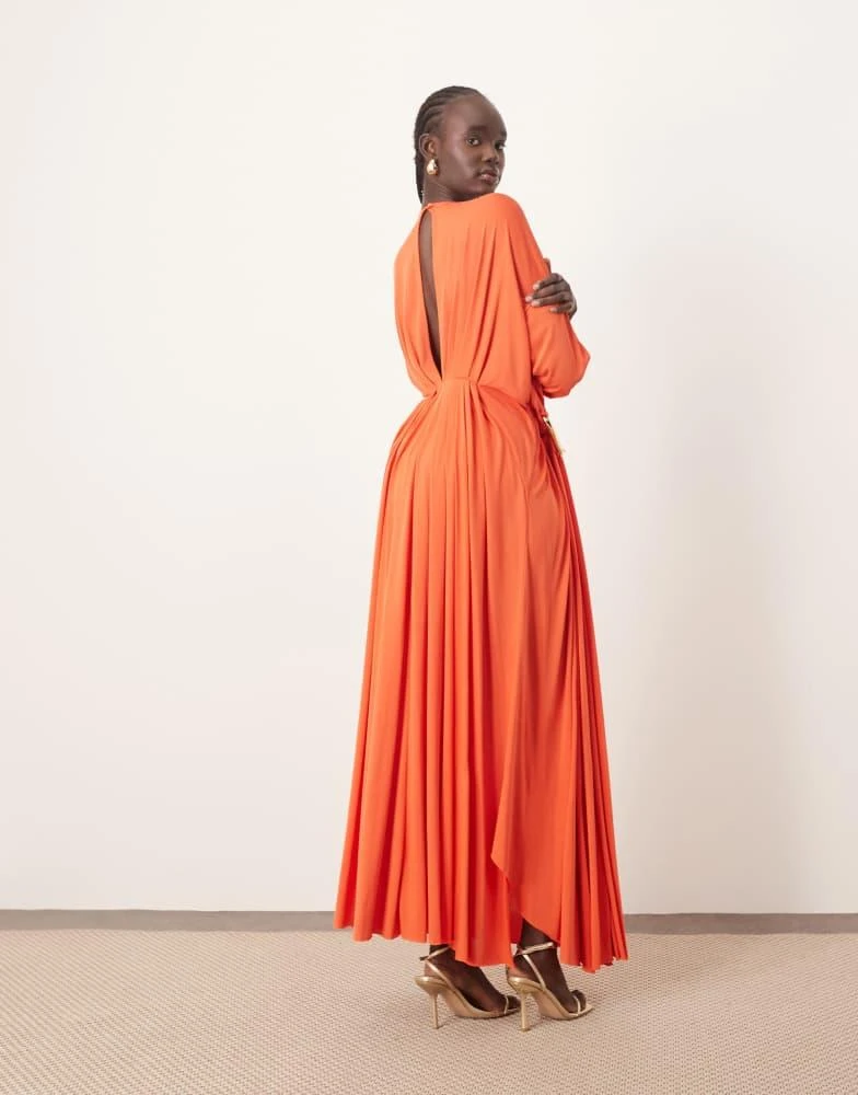 champagne cowl neck maxi dress Luxurious Cowl Neck Sequin Maxi Dress Champagne