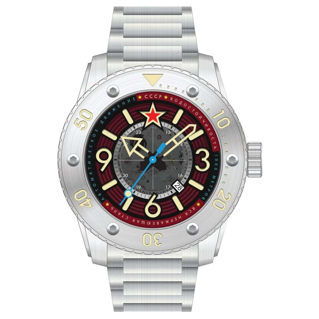 CCCP CCCP Naval Barrakuda Men's Automatic Watch 1