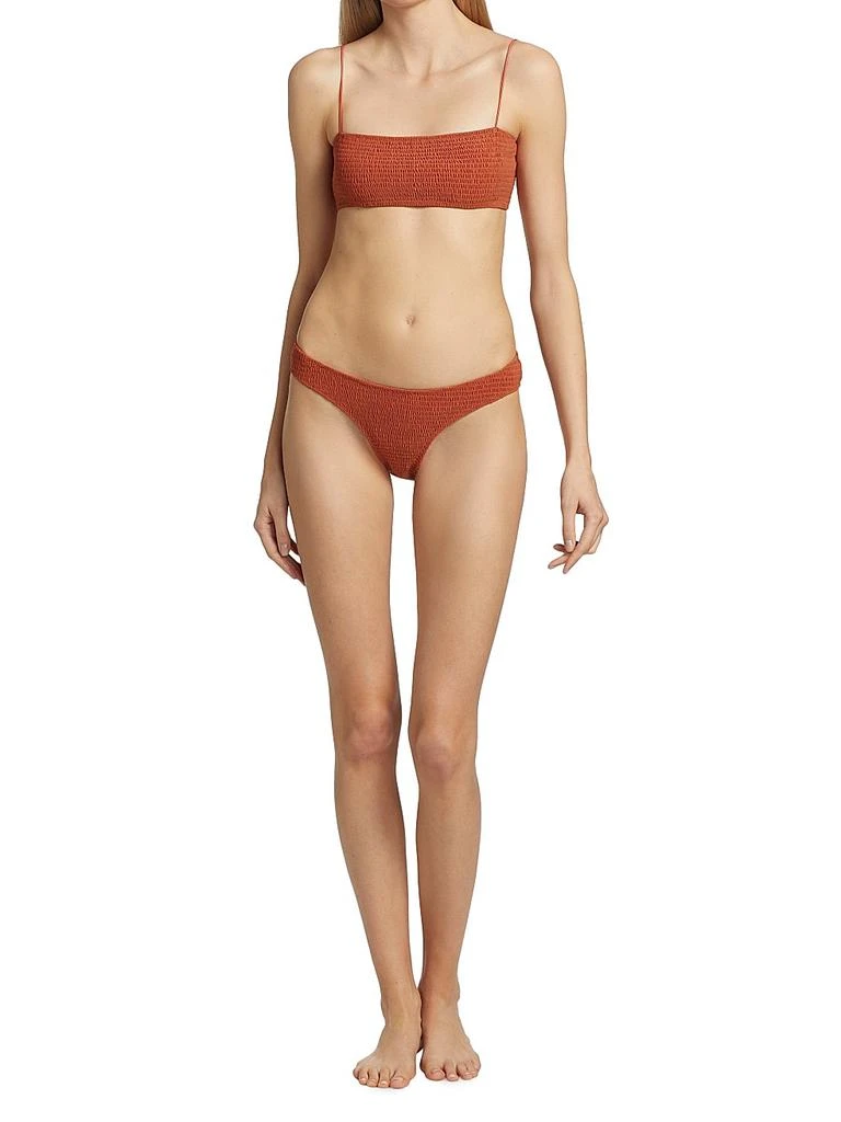 Totême Smocked Bikini Bottom 2