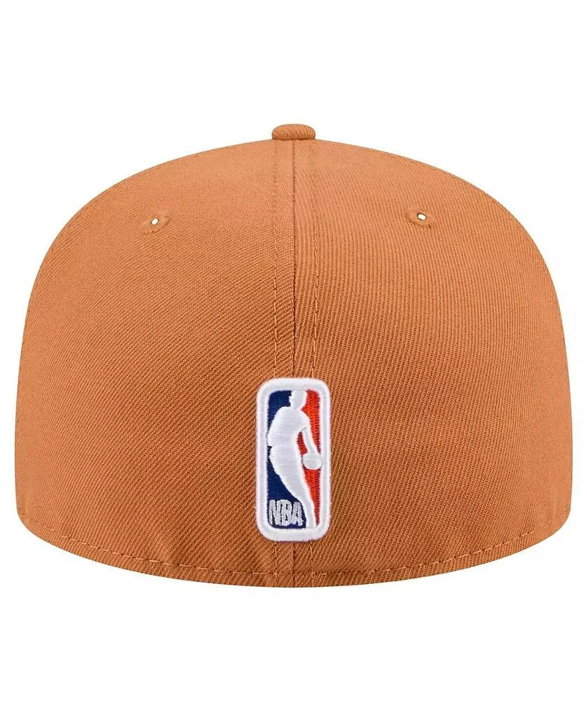 New Era Men's Tan New York Knicks Color Pack 59FIFTY Fitted Hat 2