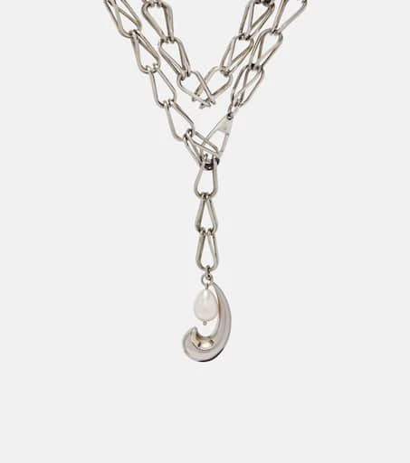 ETRO Embellished chain necklace