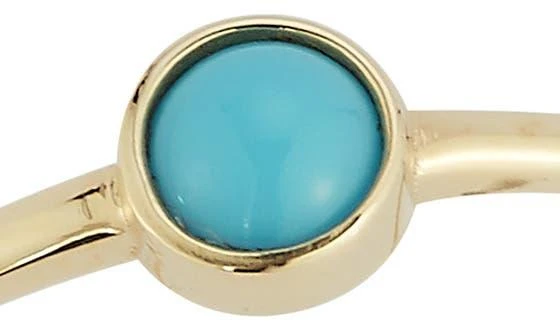 Ember Fine Jewelry 14K Gold Bezel Set Turquoise Ring 2