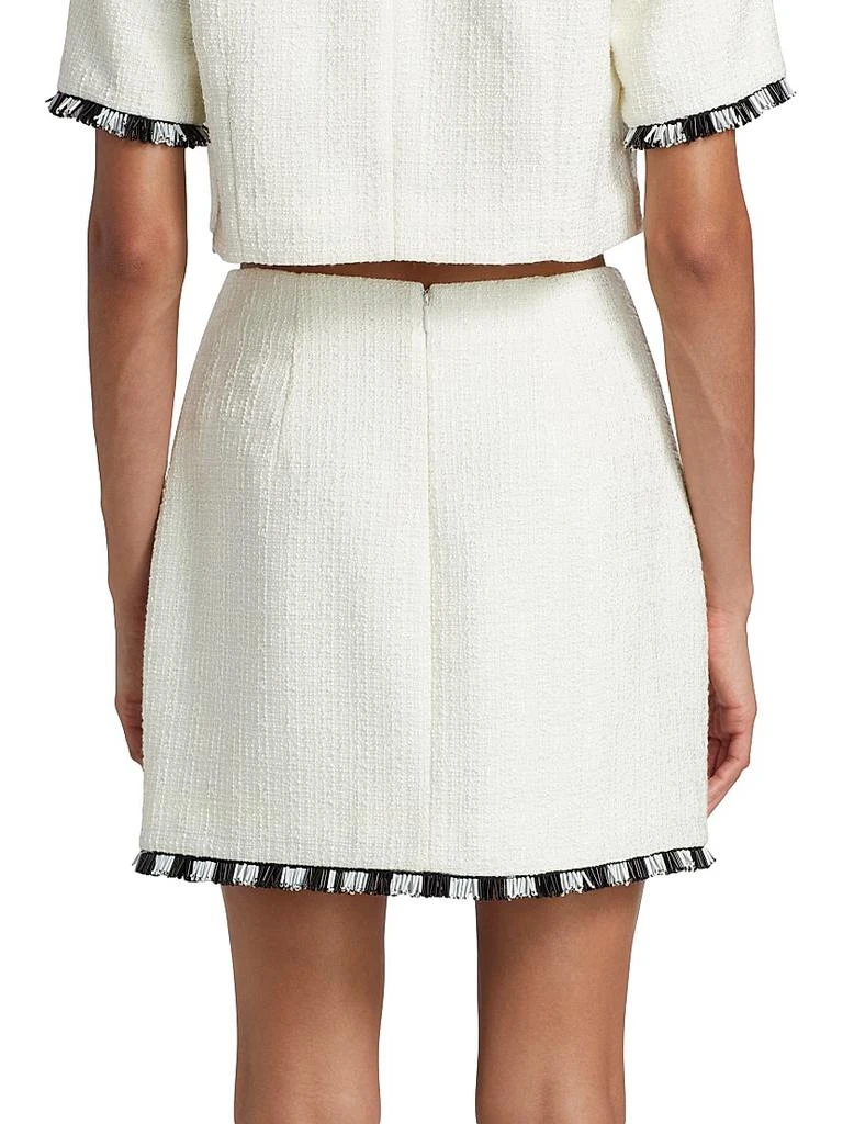 Milly Beaded Fringe Miniskirt 5