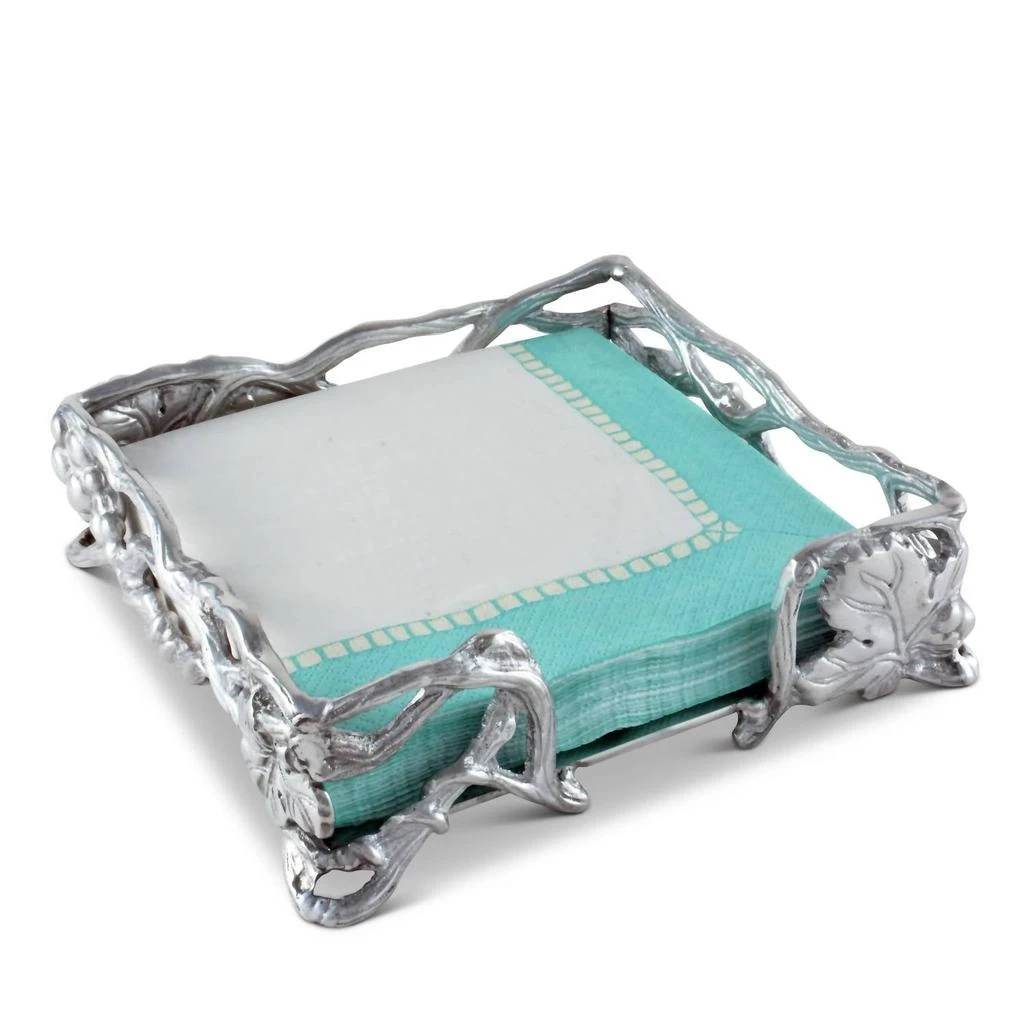 Arthur Court Arthur Court - Grape Open Vine Napkin Box 4