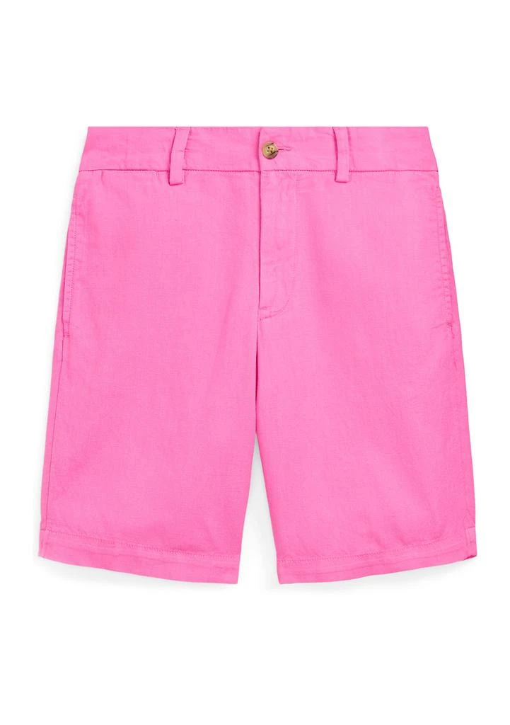 Ralph Lauren Boys 8-20 Straight Fit Linen Cotton Shorts