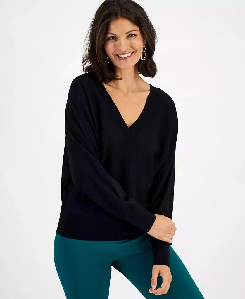 INC International Women's V-Neck Sweater, Created for Macy's 2