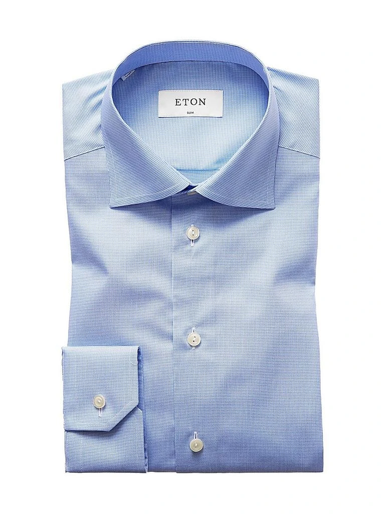 Eton Slim-Fit Check Dress Shirt 1