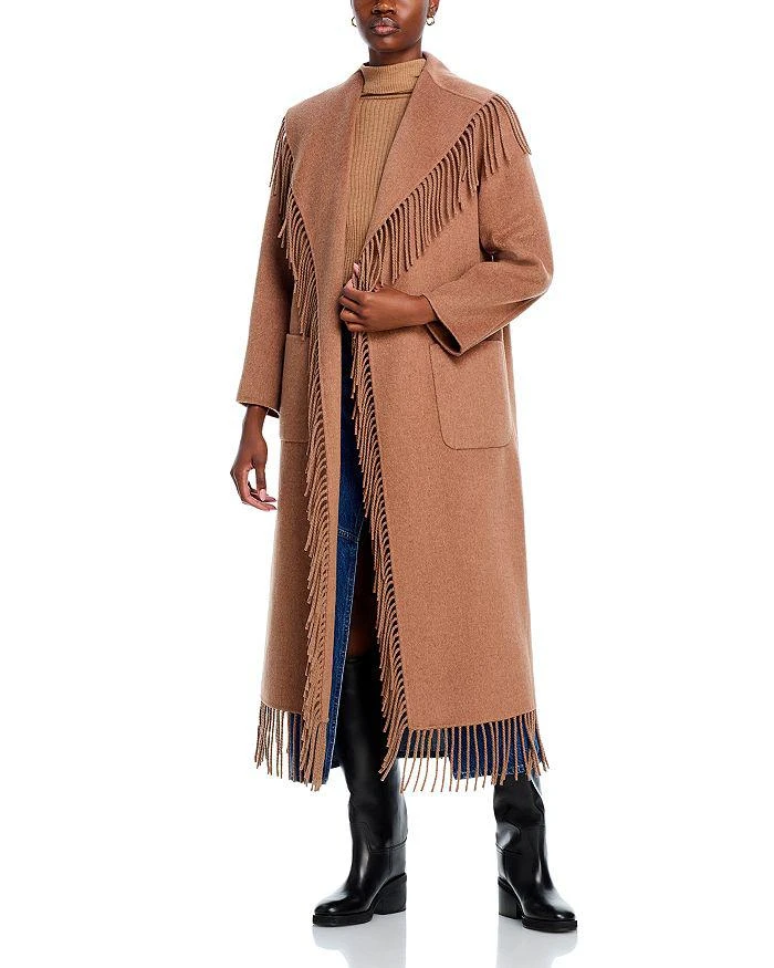 SIMKHAI Carrie Fringe Coat 1