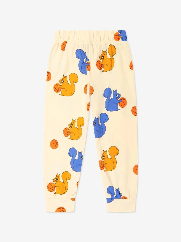 Mini Rodini Mini Rodini Kids Squirrel Joggers in Yellow 2