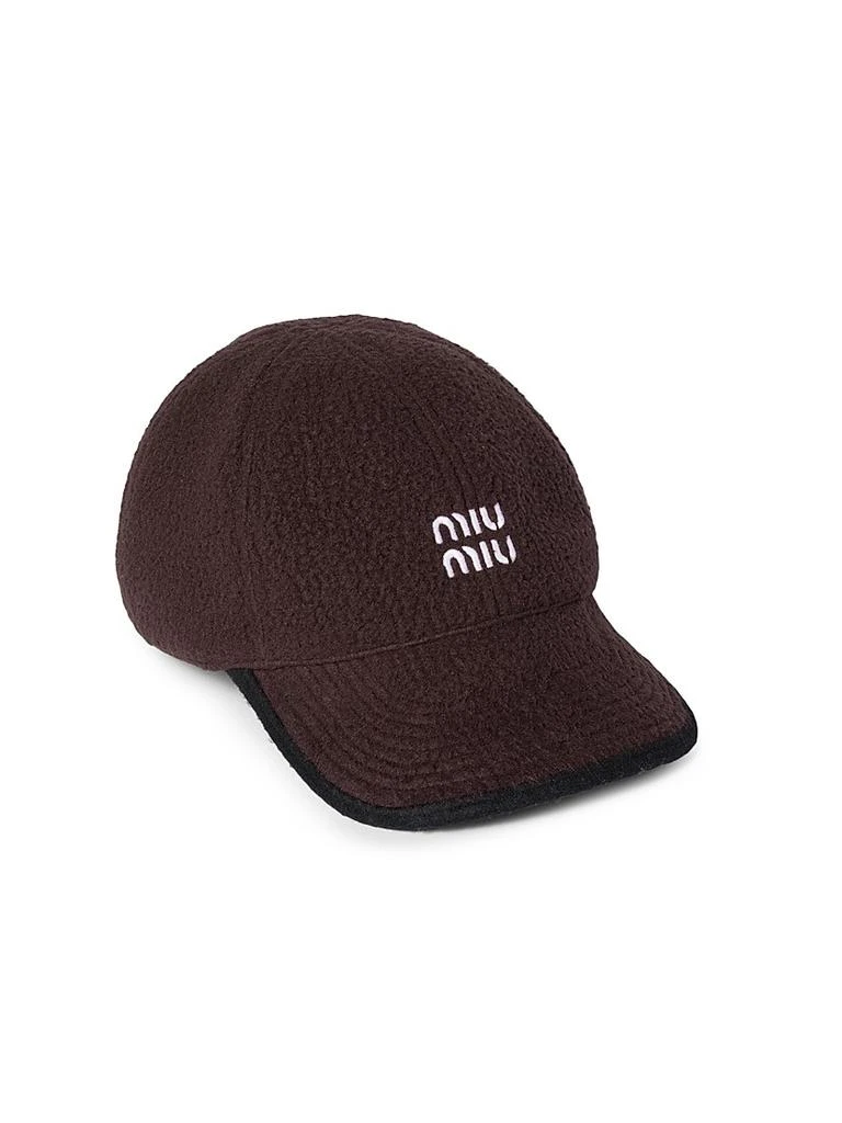 Miu Miu Corduroy Baseball Cap with Structured Crown - Hats  display picture 2