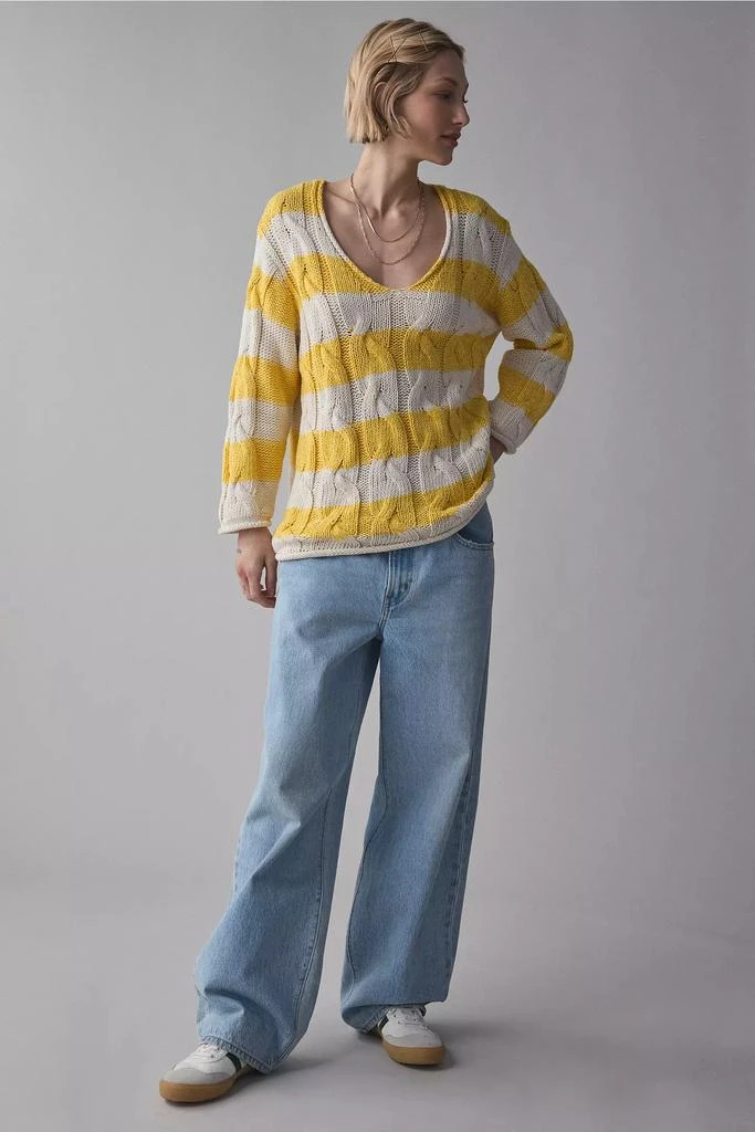 BDG BDG Skylar Oversized Cable Knit Pullover Sweater 4