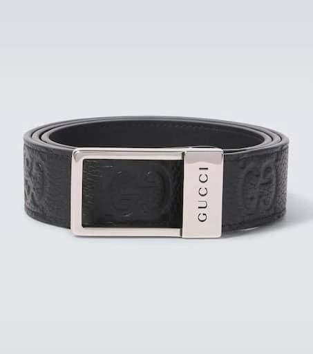 Gucci GG leather belt 1