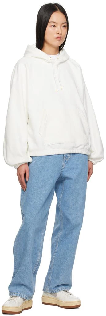 NIKE White Winterized Hoodie 4