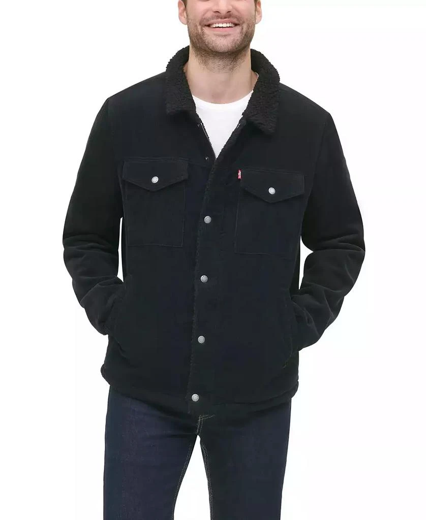 Levi's Men's Fleece-Lined Corduroy Trucker Jacket 1