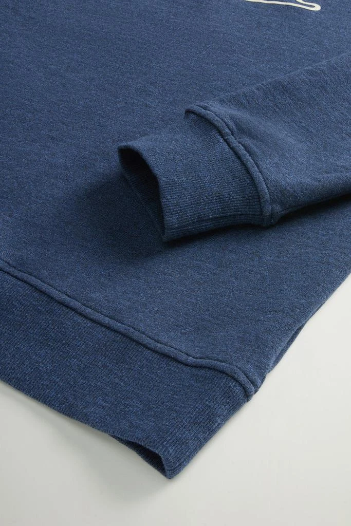 Woolrich Crewneck Sweatshirt in Pure Cotton Mouliné - Men - Gray 7