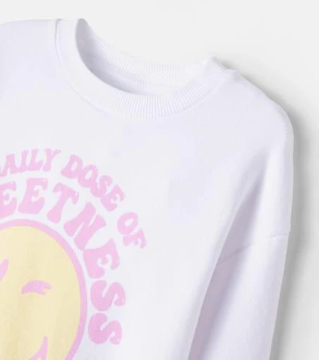The New Society Smiley cotton jersey sweatshirt 4