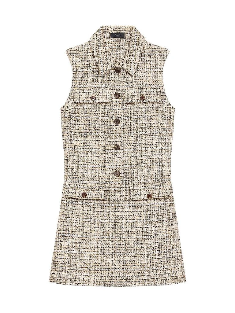 Theory Tweed Sleeveless Minidress 1
