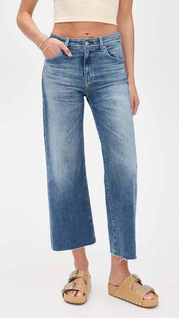 AG Saige Wide Leg Crop Jeans 1
