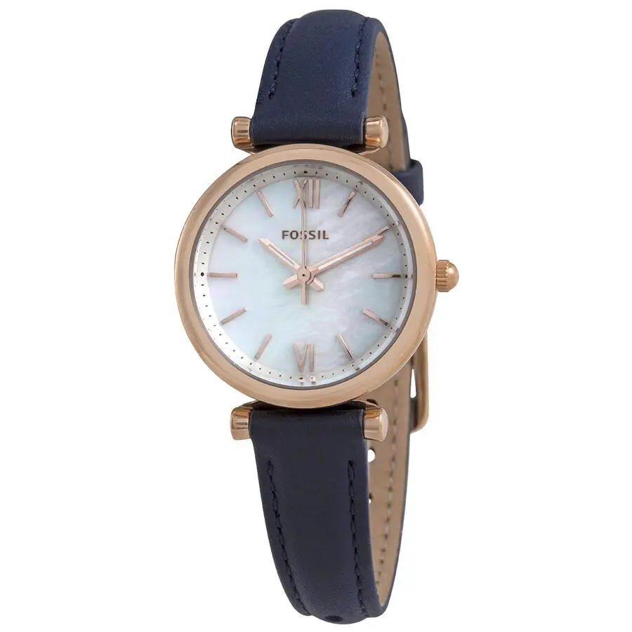 Fossil Fossil Carlie Mini Quartz Mother of Pearl Dial Ladies Watch ES4502