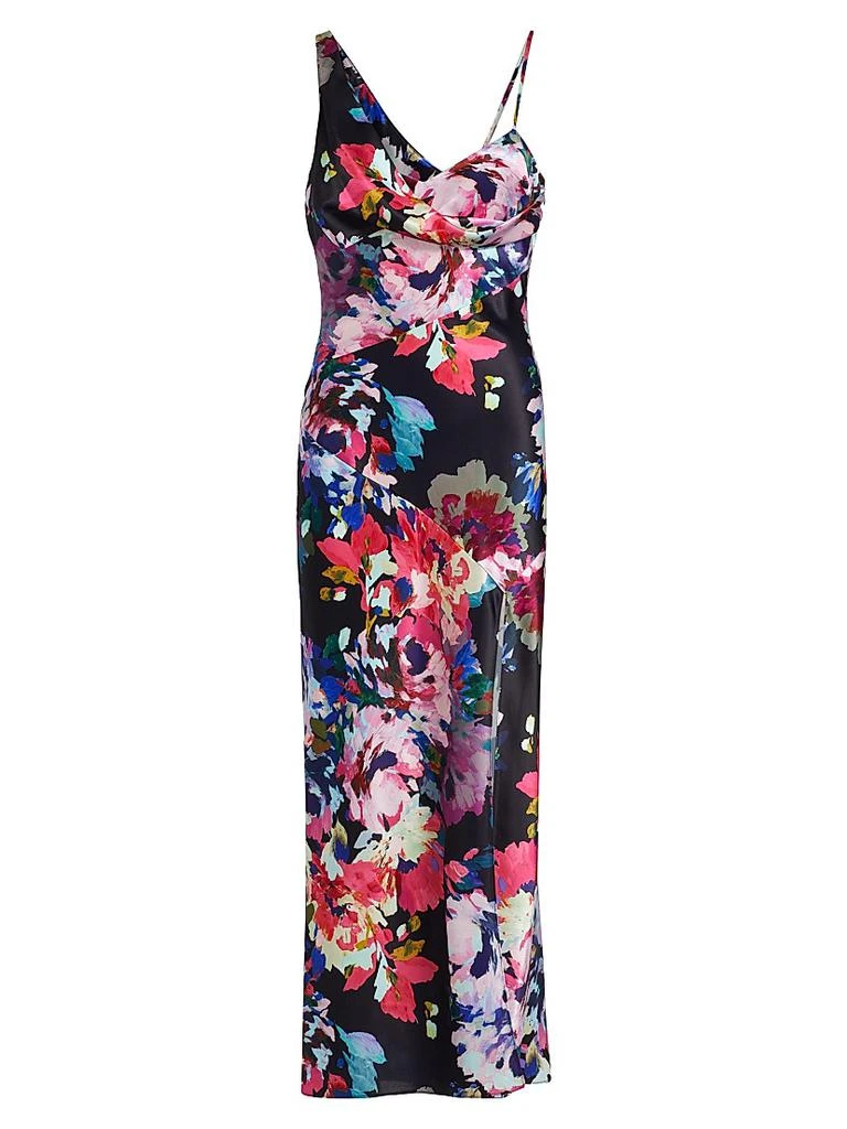 chinese dress ladies Allegra Maxi, S / Gold Cheetah Palm by Escapada AMOUR781