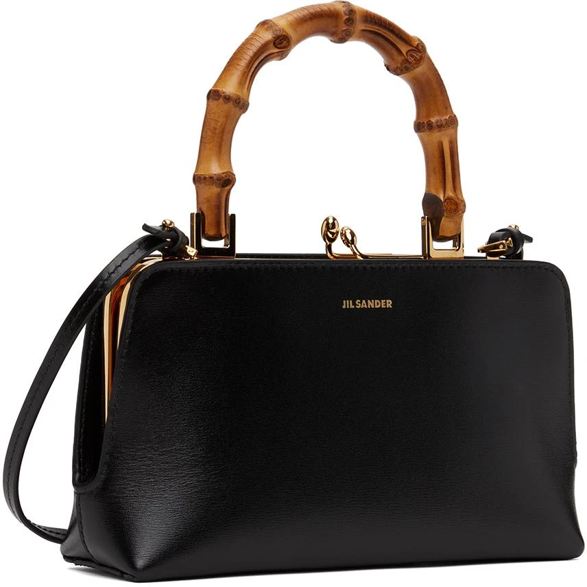 Jil Sander Black Goji Bamboo Mini Top Handle Bag 2