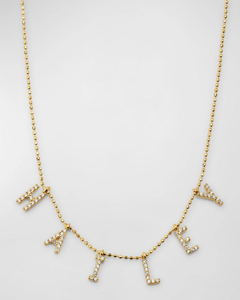Tai 14K Gold-Plated Sterling Silver 6-Letter Personalized Necklace 1