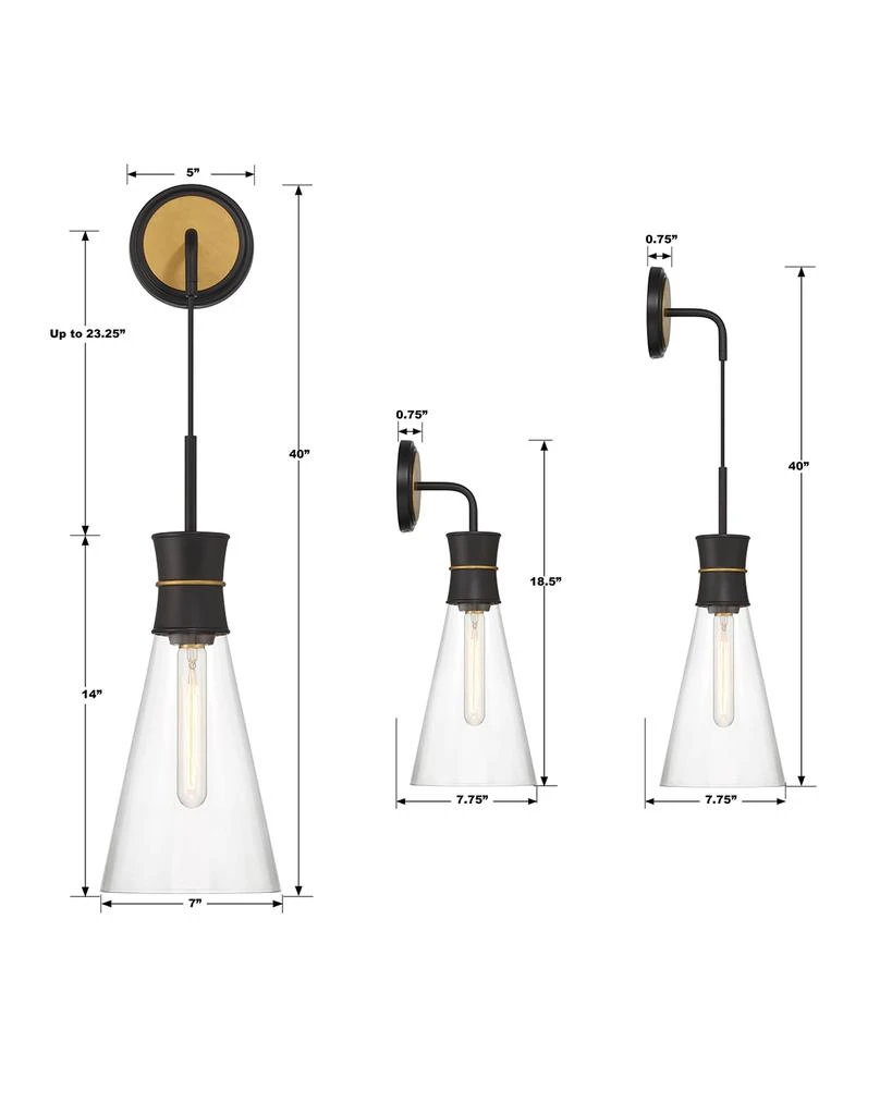 Crystorama Quinn 1-Light Sconce 5