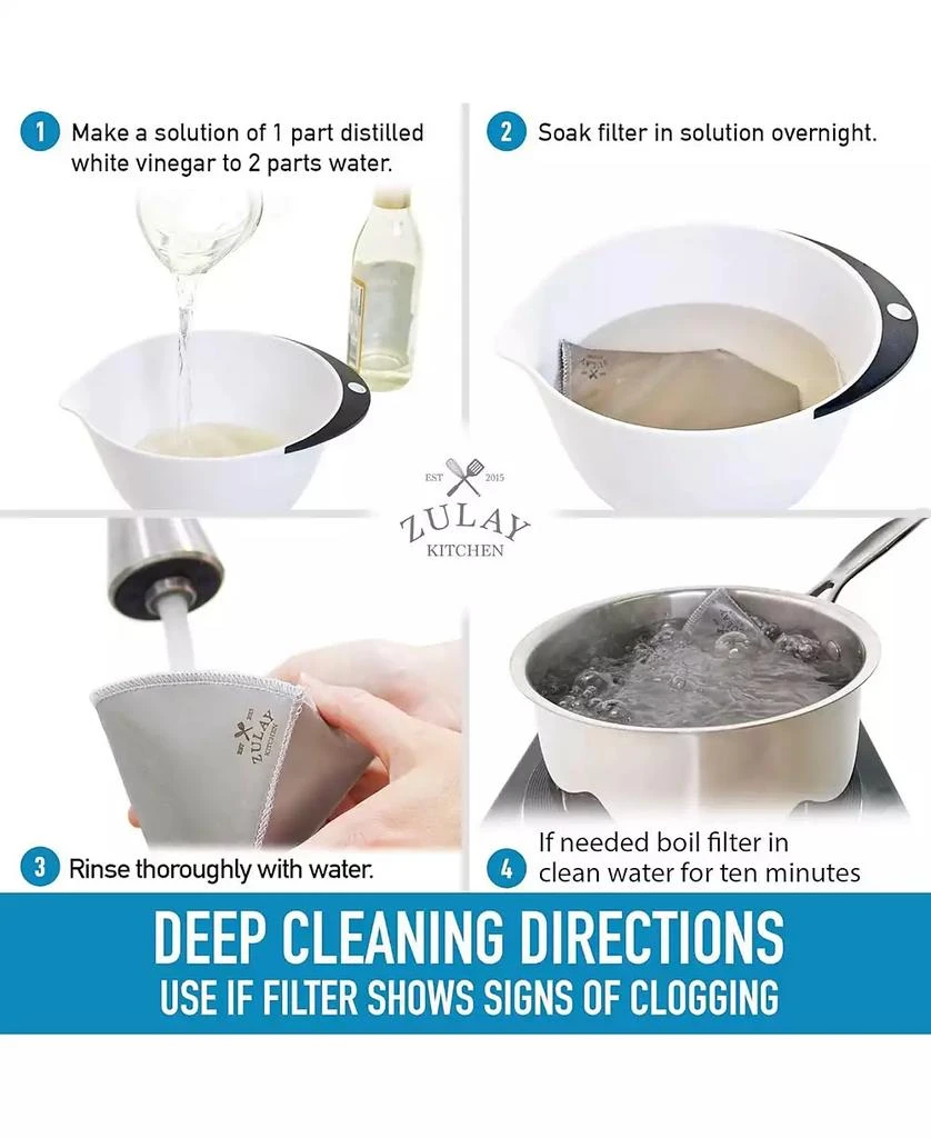 Zulay Kitchen Reusable Pour Over Coffee Filter 1 3