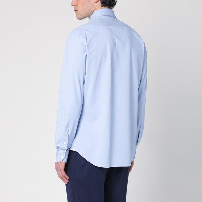 XACUS Men's blue Slim-Fit Twill Active Shirt