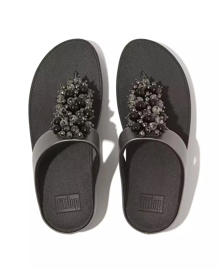 FitFlop Women's Fino Bauble-Bead Toe-Post Sandals 3