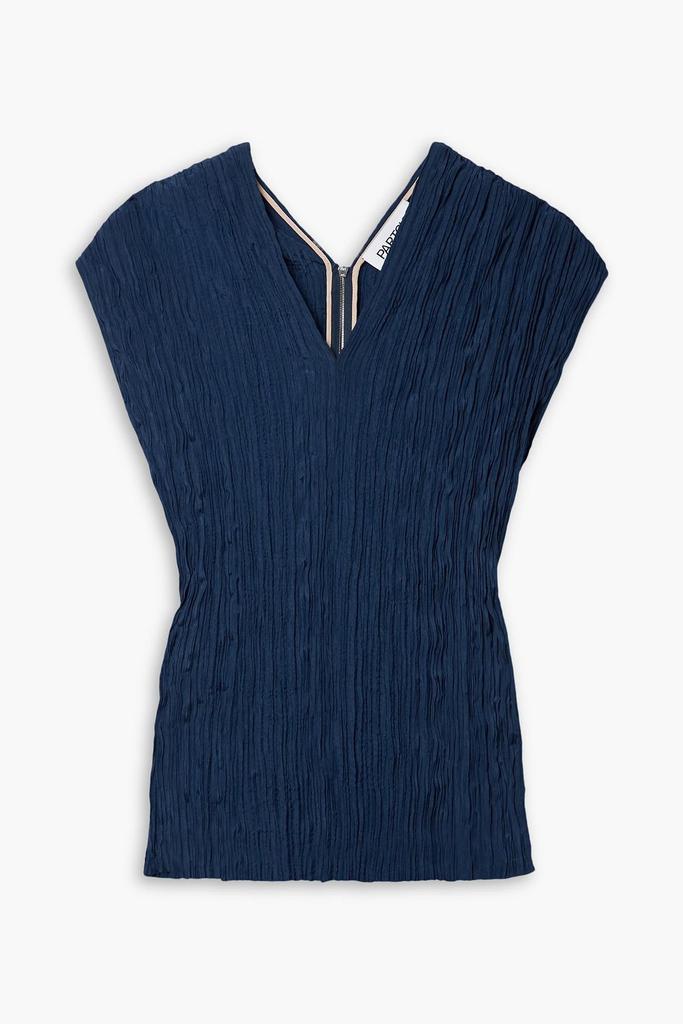 Partow Marion crinkled-crepon top