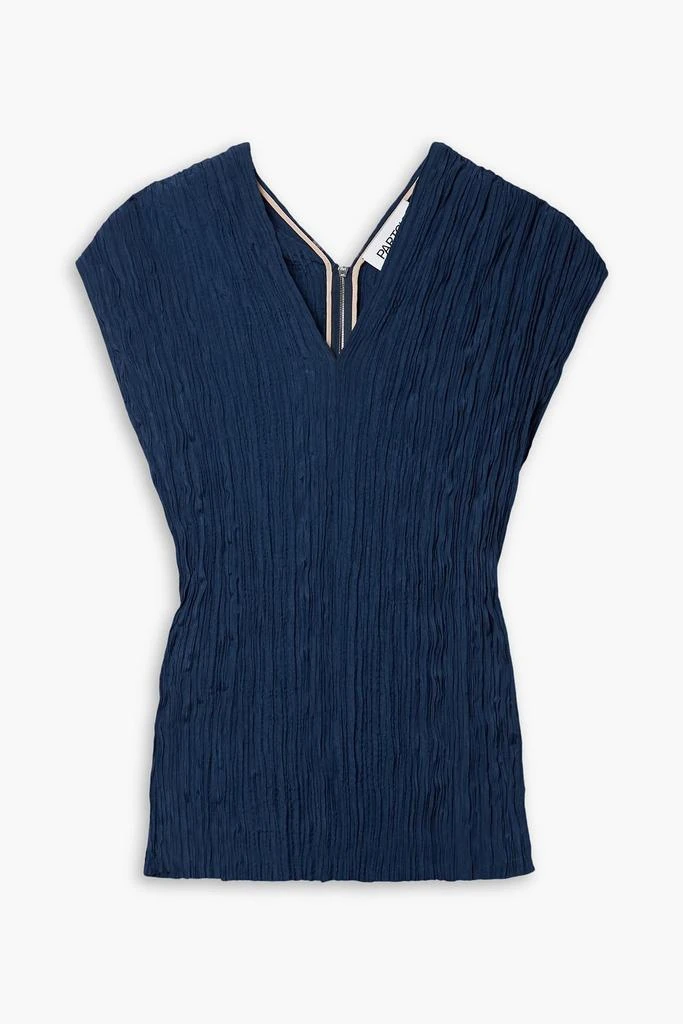 Partow Marion crinkled-crepon top 1