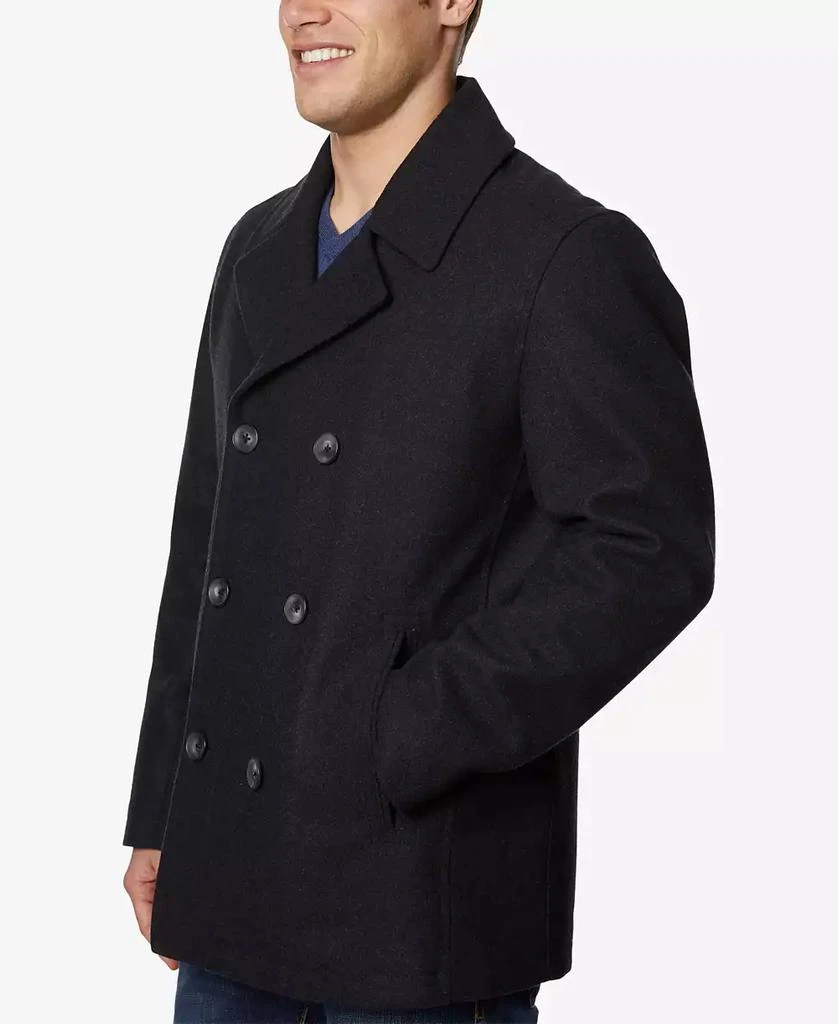 Nautica Men's Three-Button Pea Coat 3