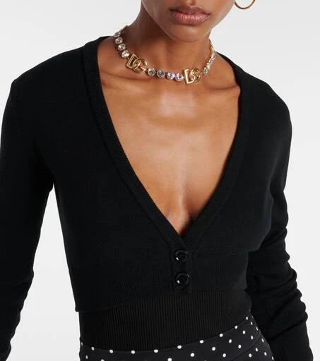 Dolce
Gabbana Cropped virgin wool cardigan 5