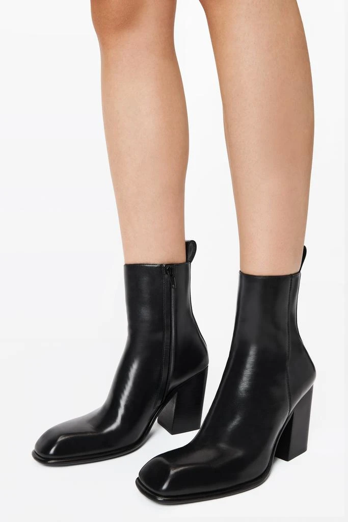 Alexander Wang throttle 95mm ankle boot in leather 3