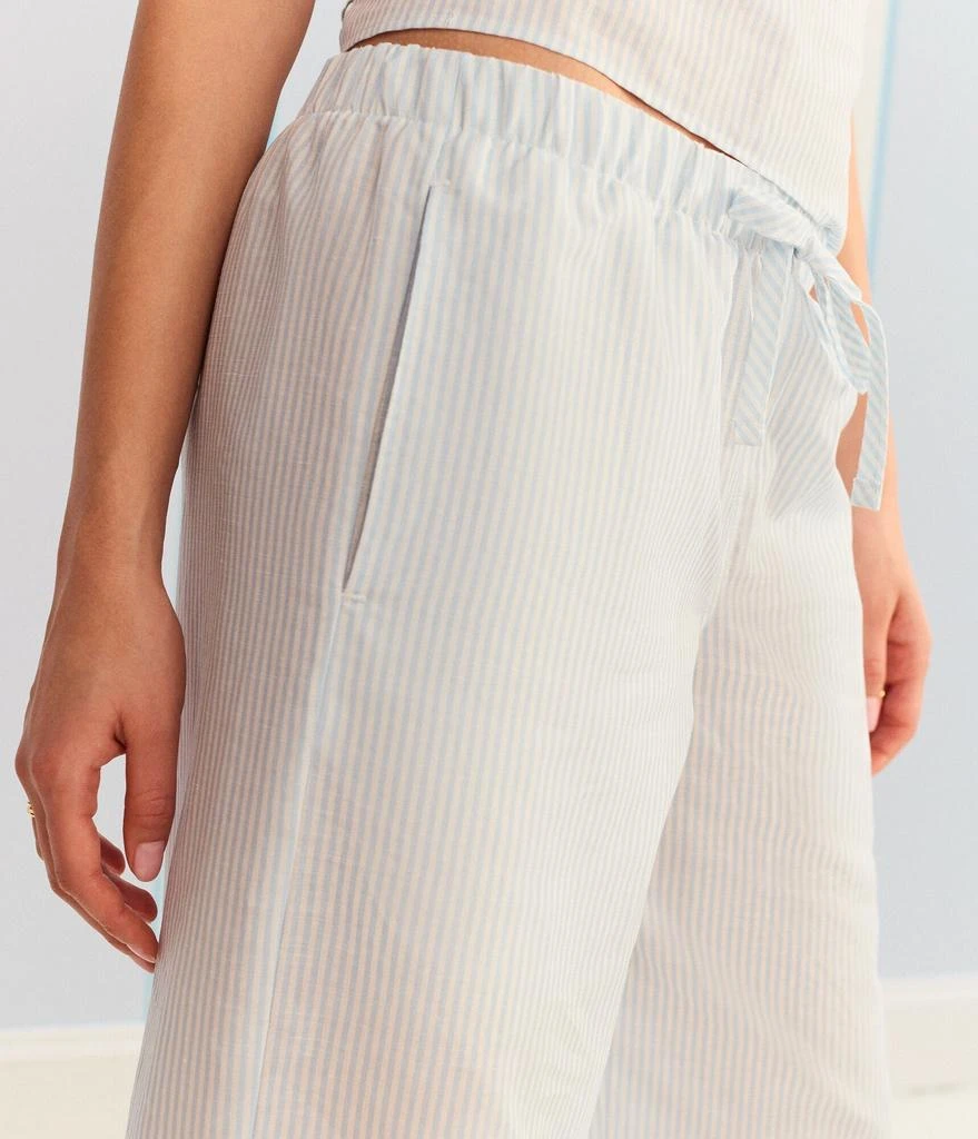 Aeropostale Demetra For Striped Wide Leg Linen Pants 2
