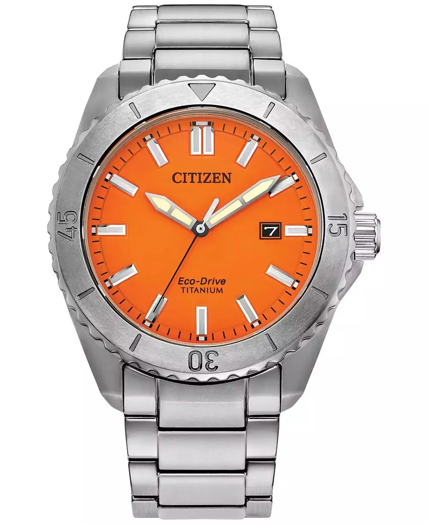 Citizen Eco-Drive Men's Brycen Super Titanium Bracelet Watch 41mm 1