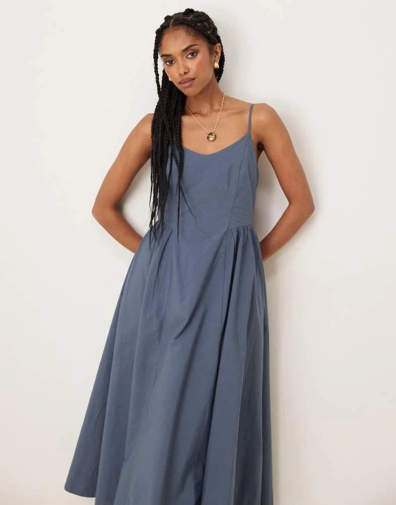 Threadbare Threadbare cotton rich midi dress with drop waist in blue -  Dresses & Skirts - Compare Prices from 8+ Stores - BeyondStyle