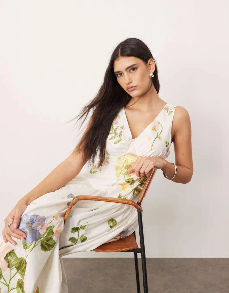michael michael kors floral embroidered mesh dress Plains Dress Sewing Pattern