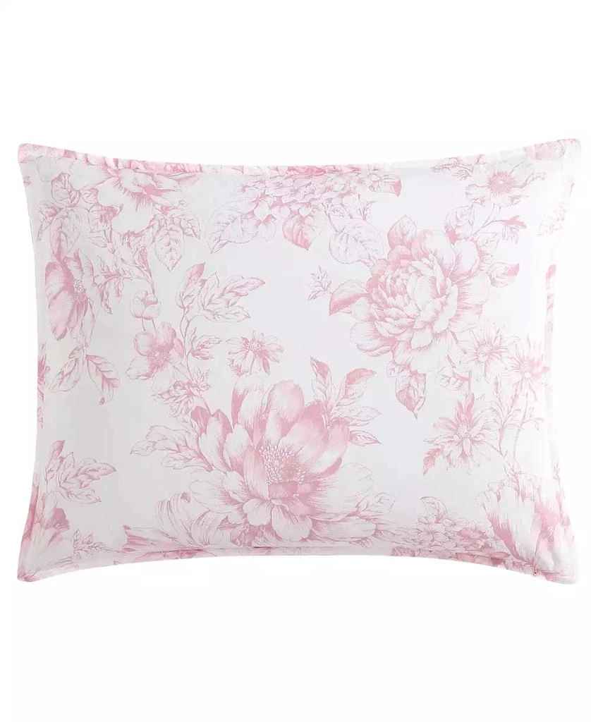 Laura Ashley Delphine Cotton Reversible 3 Piece Comforter Set 9