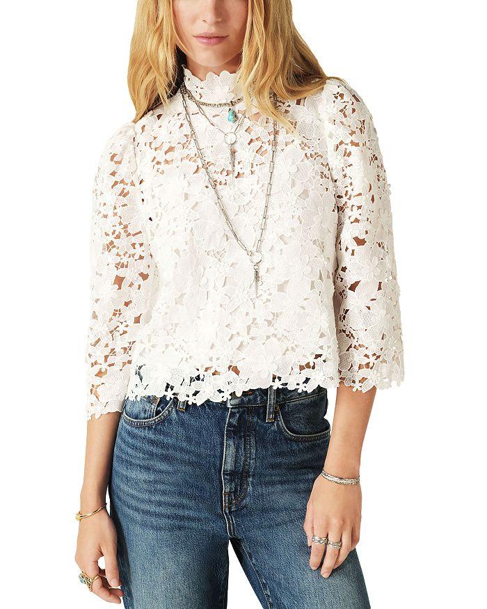 ba&sh Paul Lace Top