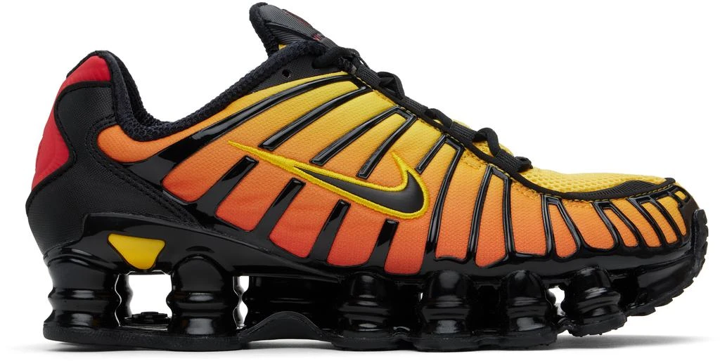 NIKE Orange & Black Shox TL Sneakers 1