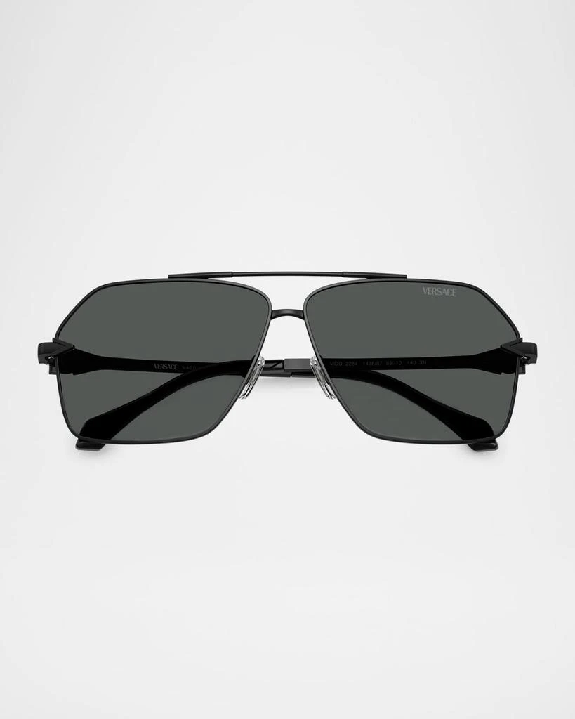 Versace Men's VE2284 Aviator Sunglasses 5