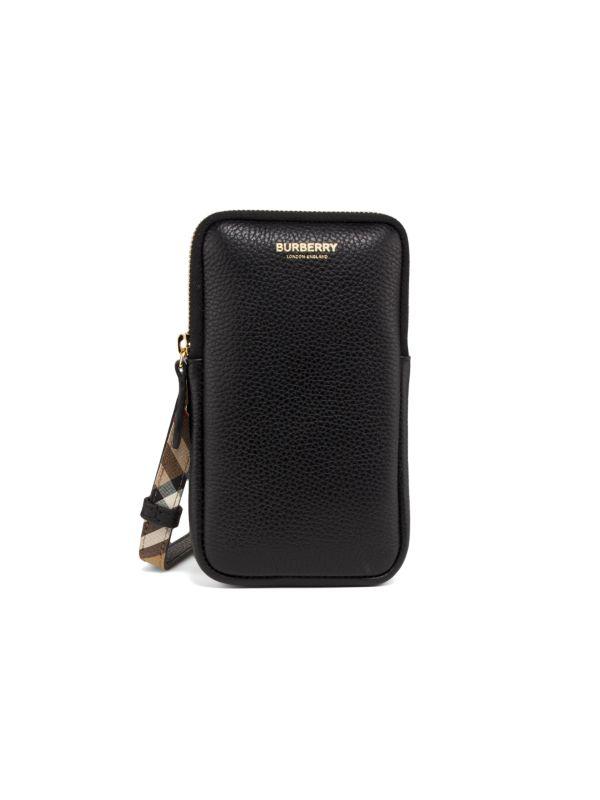 Burberry ​Leather Phone Crossbody Pouch