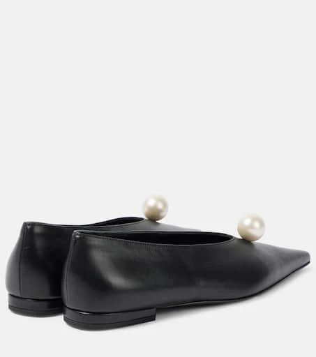 Magda Butrym Embellished leather ballet flats 2